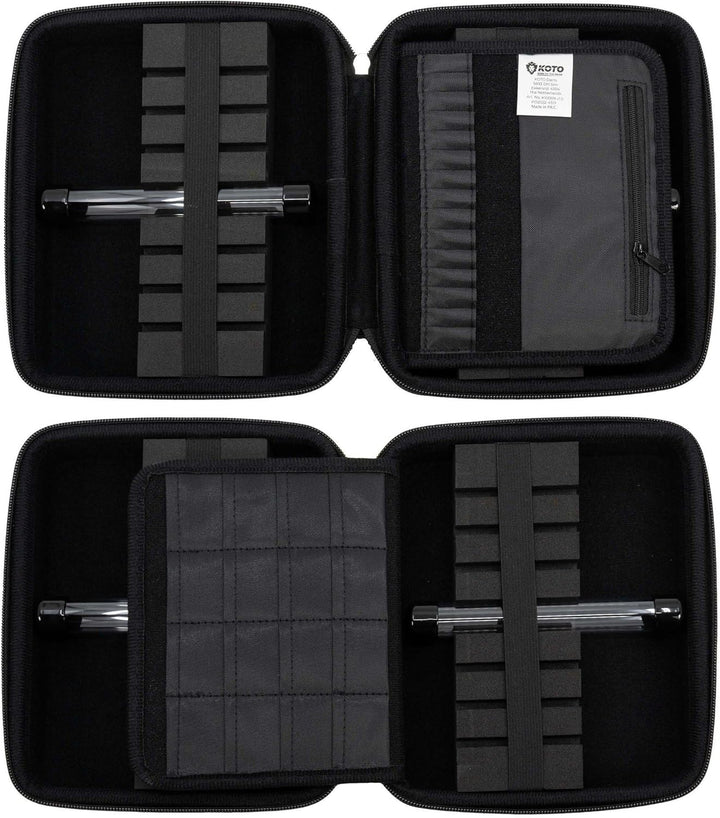 KOTO - Dartwallet Eva Large Rot, Darttasche mit Reissverschluss, Dart Hülle, Dartkoffer, Darts Box