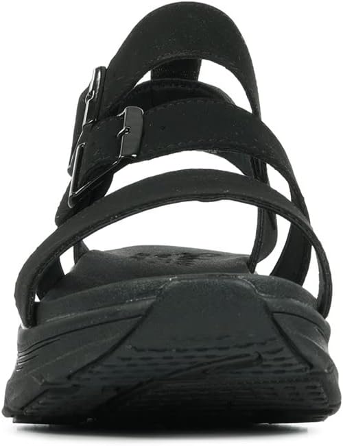 Skechers Damen D'lux Walker Retro Cosmos Sandale 35 EU Schwarz, 35 EU Schwarz