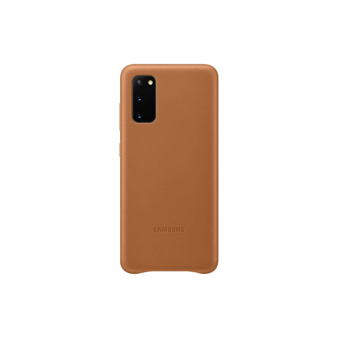 Samsung Leather Smartphone Cover EF-VG980 für Galaxy S20 | S20 5G Handy-Hülle, echtes Leder, Schutz