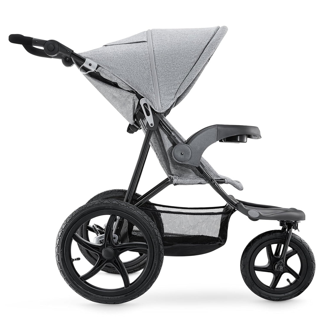 Moby-System Runner Dreirad-Kinderwagen Buggy Mountain Schwarz Für Kinder Bis 15 Kg, Es dreht sich gu