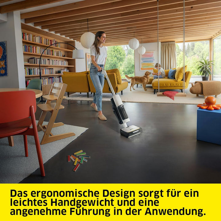 Kärcher Dampfsauger SCV 4 Steam Vac, 3-in-1 Lösung (Dampfreinigung, Saugen & Kombi), eliminiert 99,9