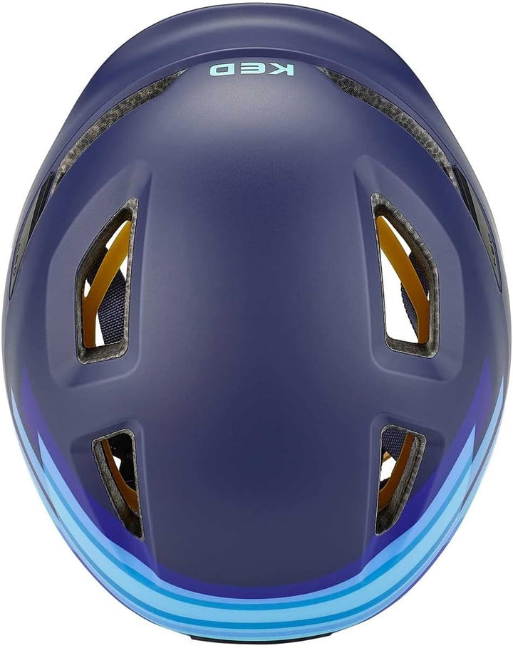 KED Pop MIPS Kinder Fahrrad Helm blau 2023 M (52-56cm), M (52-56cm)