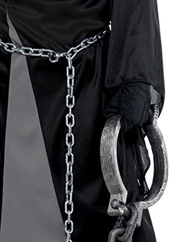 Amscan - Kinderkostüm Sensenmann, Robe, Kapuze, Gesichtsmaske, Skelett, Mottoparty, Karneval, Hallow