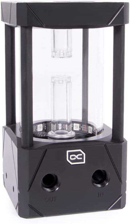 Alphacool 15382 Eisbecher Aurora D5 Acetal/Glas - 150mm Ausgleichsbehälter AGB Wasserkühlung