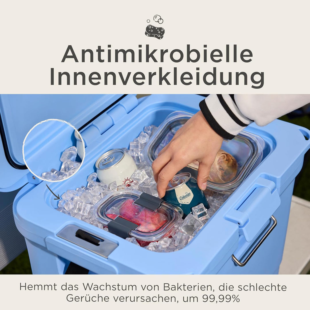 Coleman PRO Hochleistungs-Kühlbox | 24L - 52L Fassungsvermögen | Hält EIS bis zu 5 Tage lang | Volls