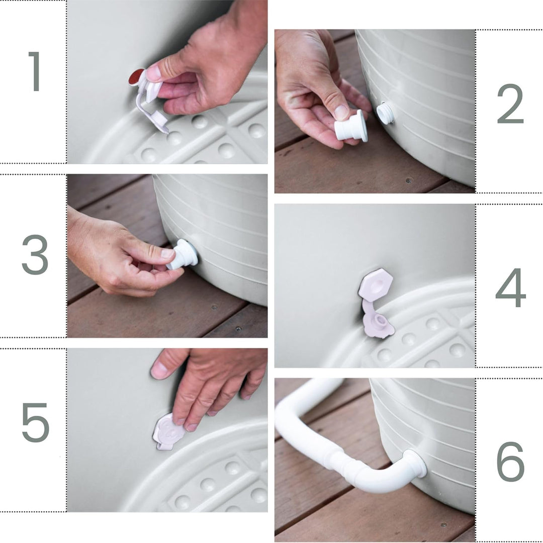 HelloBath® Mobile Badewanne XL 121x56x64 cm für Erwachsene | Tragbare Sitzbadewanne mit verlängerbar