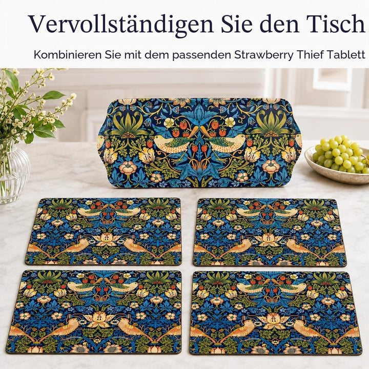 Pimpernel Strawberry Thief Blue Tischunterlage 4 Stück (s)