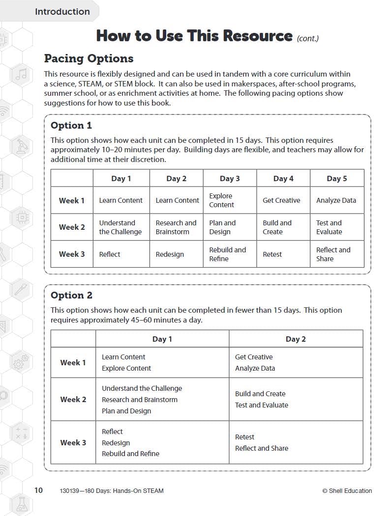 180 Days: Hands-On STEAM: Grade 6 (180 Days of Practice), Paperback