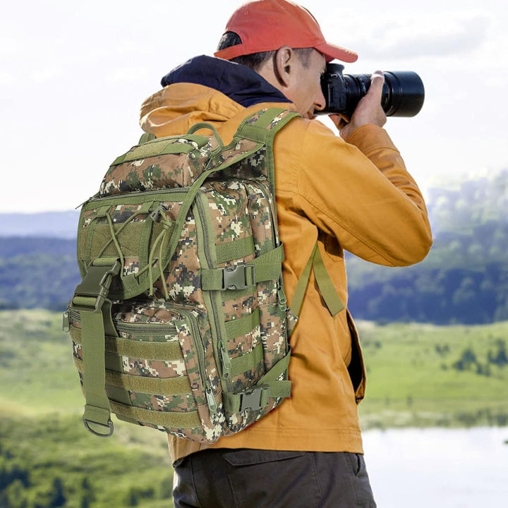 SHANNA Militärrucksack 35L/50L Armee Rucksack Molle, Hohe Kapazität Trekkingrucksack Wanderrucksäcke