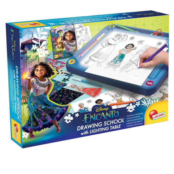 Lisciani – DISNEY – Encanto – beleuchtetes Zeichentablett – inklusive Marker und Schablonen – förder