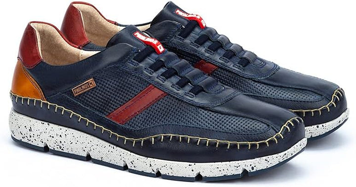 Pikolinos Leder Freizeitschuhe Fuencarral M4U 47 EU Blau, 47 EU Blau
