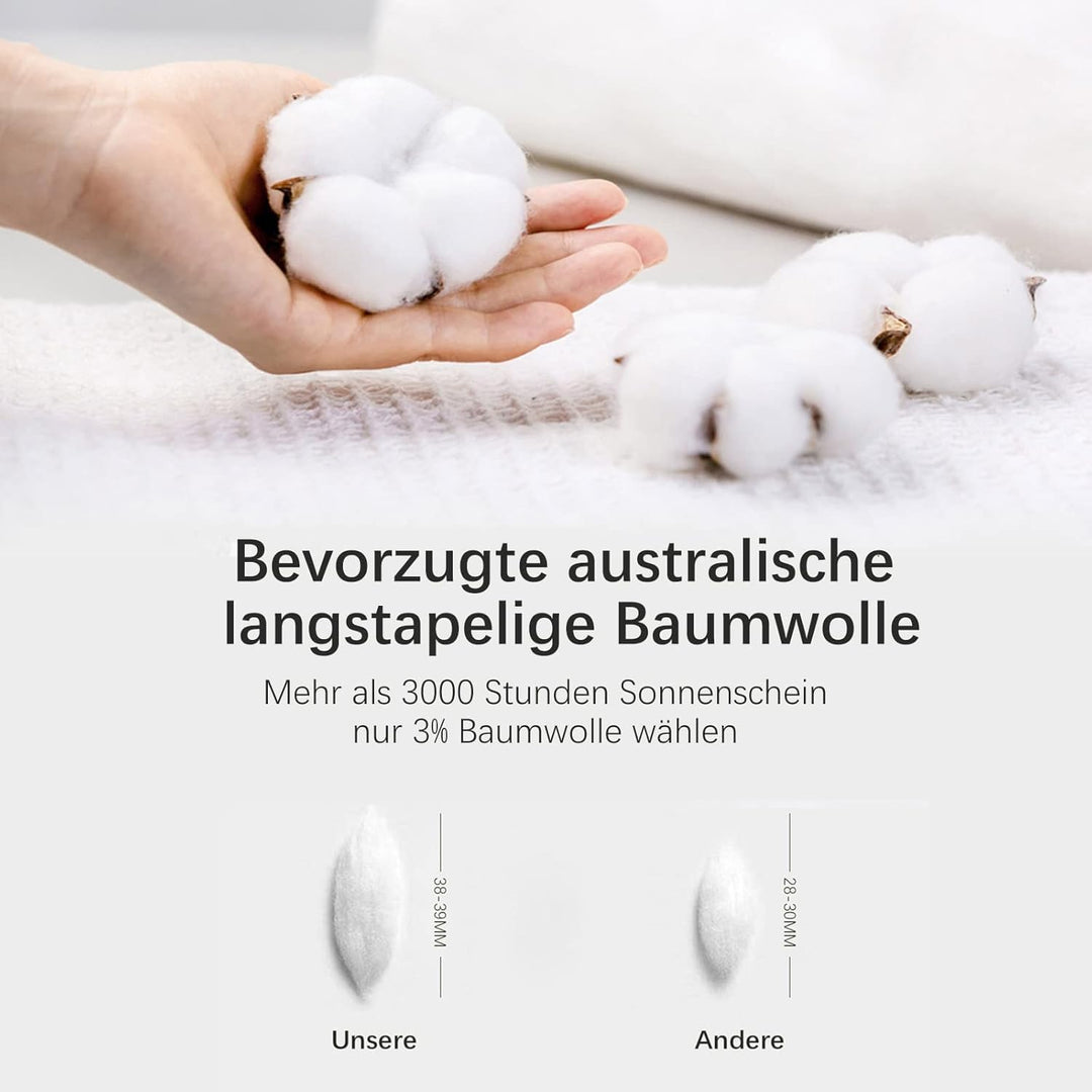 MILDLY Bettwäsche 135x200 Baumwolle, Bettwäsche-Sets Rauchgrau 2 Teilig mit Reissverschluss Ähnliche
