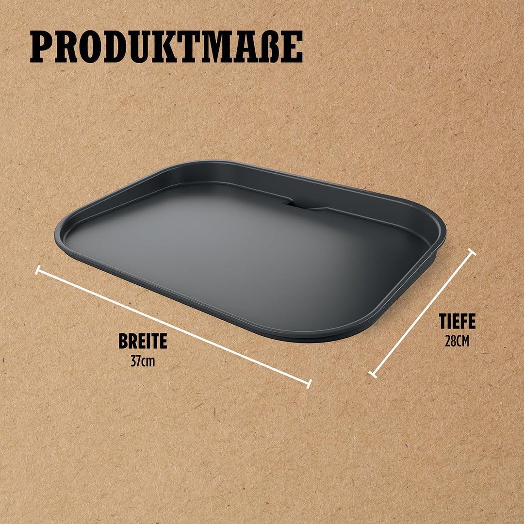 Ninja Woodfire flache Grillplatte, kompatibel mit Ninja Woodfire Elektrogrill für den Aussenbereich,