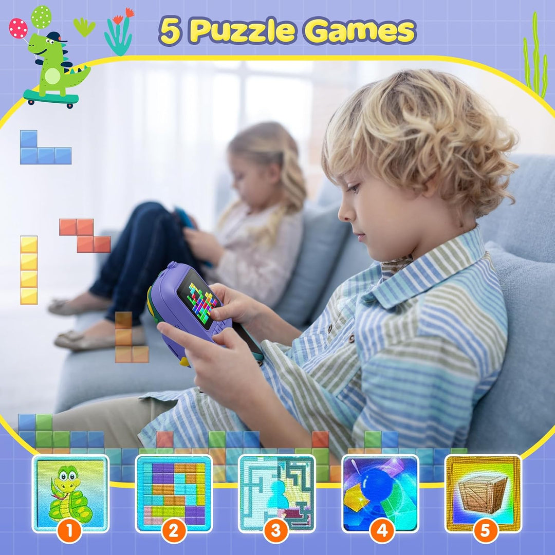 Kinderkamera Sofortbildkamera, CAMCLID 2,4 Zoll Digitalkamera Kinder Dinosaurier Sofortbildkamera mi