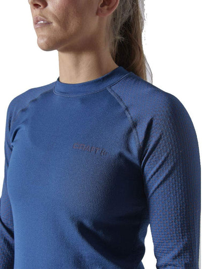 Craft Damen ADV Warm Fuseknit Intensity Ls W Oberteile XL Beat/Peak, XL Beat/Peak