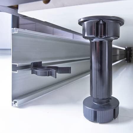 Universalhaken für Küchensockel - Haken für Sockelleisten Küche (ABS, 8 Stück) Acrylnitril-Butadien-