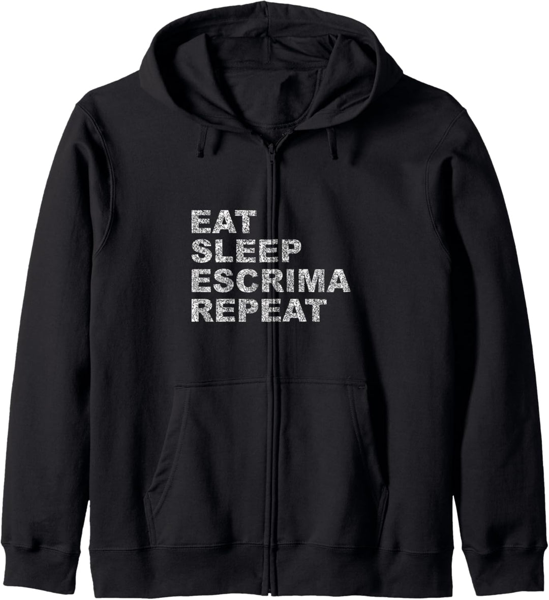 Eat Sleep Kali Escrima Kapuzenjacke