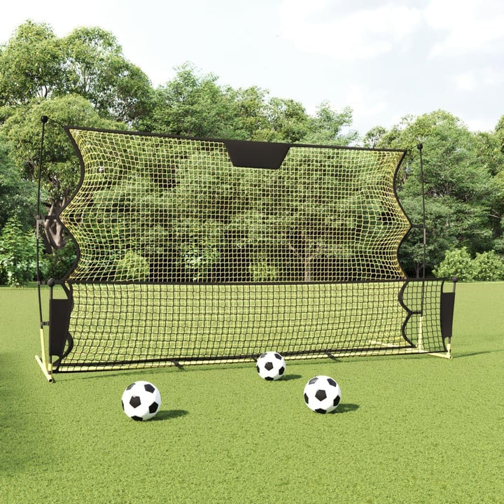 vidaXL Fussball Rebounder, Rebounder Netz mit Tragetasche, Fussball Prallwand für Fussball Training,