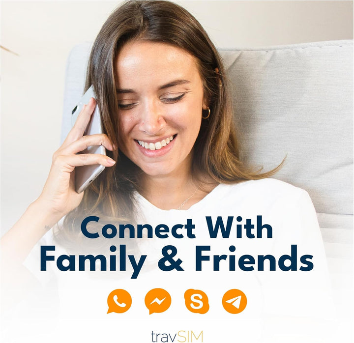 travSIM Bali SIM-Karte | 12GB Daten | 4G/5G Geschwindigkeiten | Kostenloses Roaming in Indonesien &