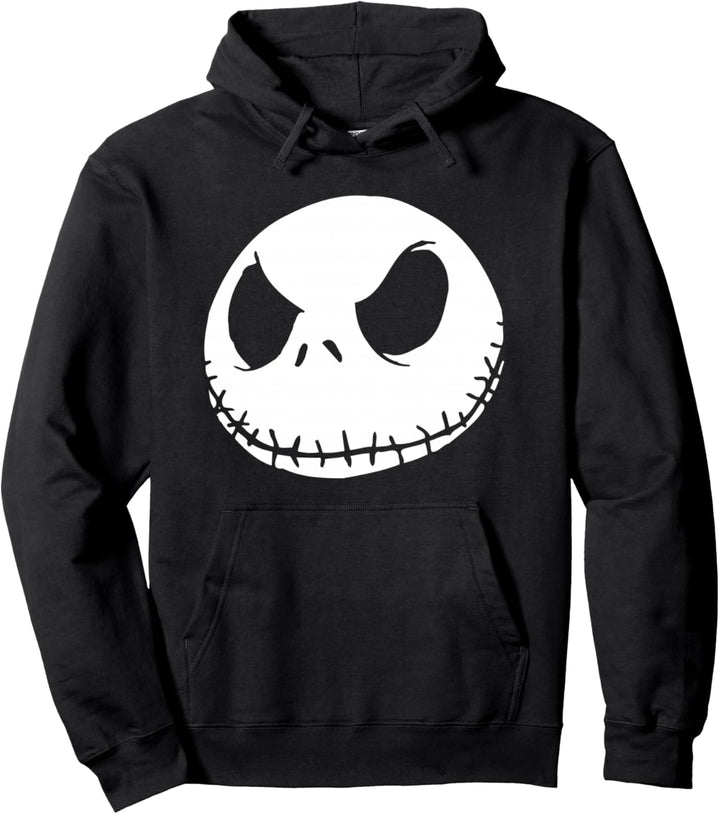 The Nightmare Before Christmas Jack Face Black Pullover Hoodie