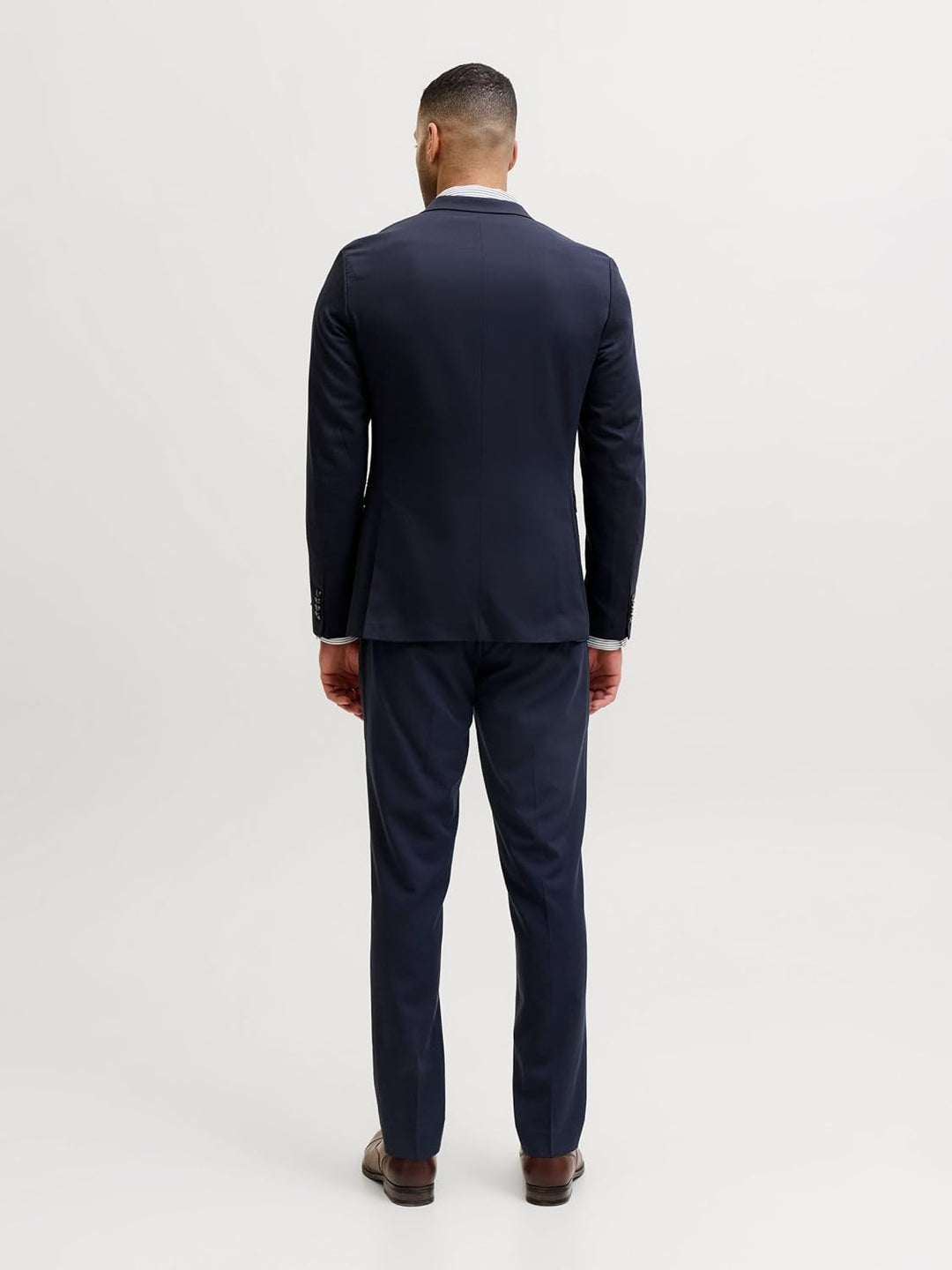 JACK & JONES Male Einreihiger Blazer und Hose JPRFRANCO Super Slim Fit Anzug 56 Dark Navy, 56 Dark N