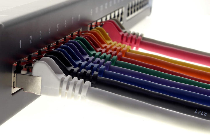 Cat6 Netzwerkkabel 10 X 2m Color 10 Ethernetkabel Lankabel Cat6 Lan Netzwerk Kabel Sftp Pimf Patchka