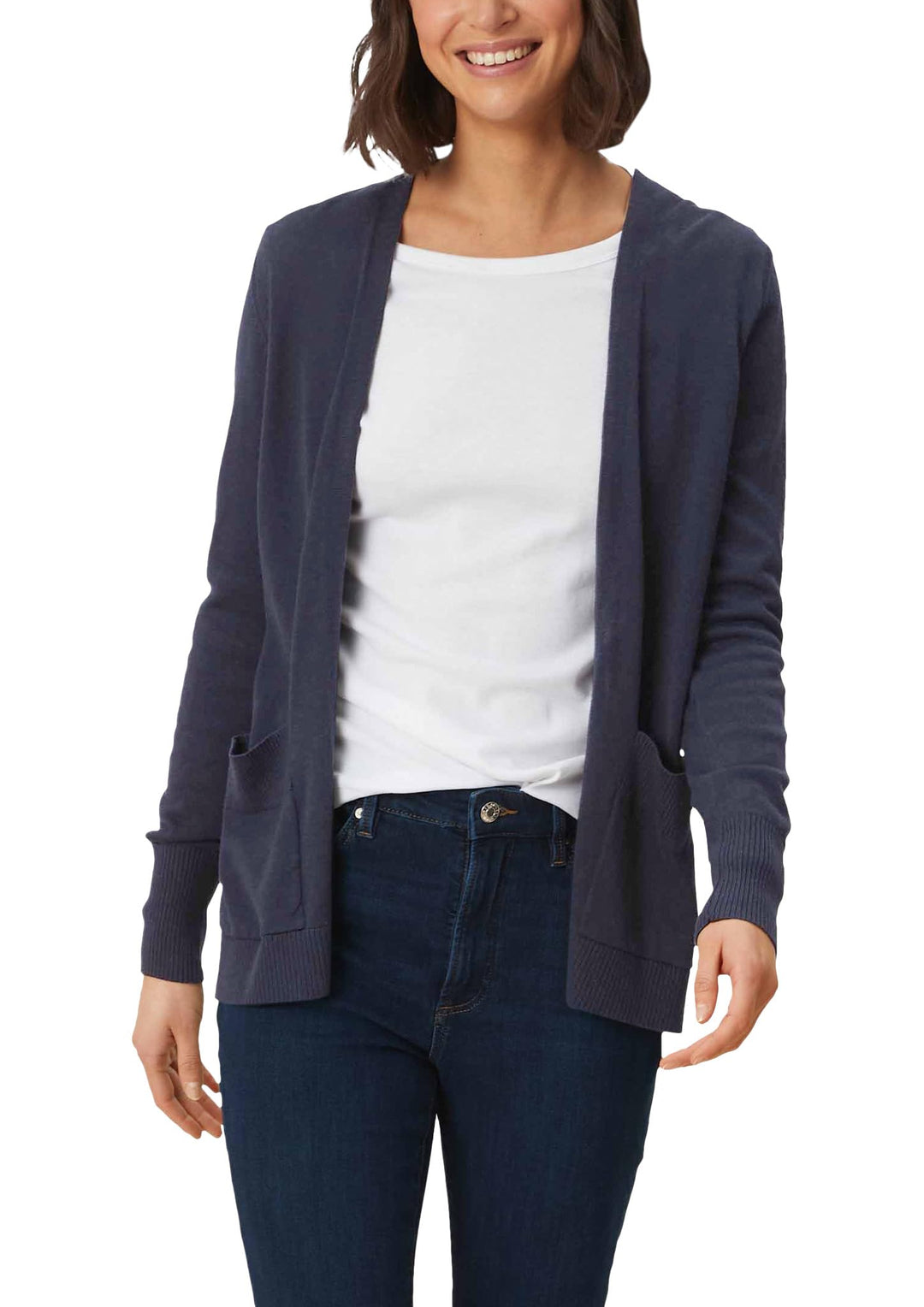 s.Oliver Strickjacke aus Viskosemix 32 5959_navy, 32 5959_navy