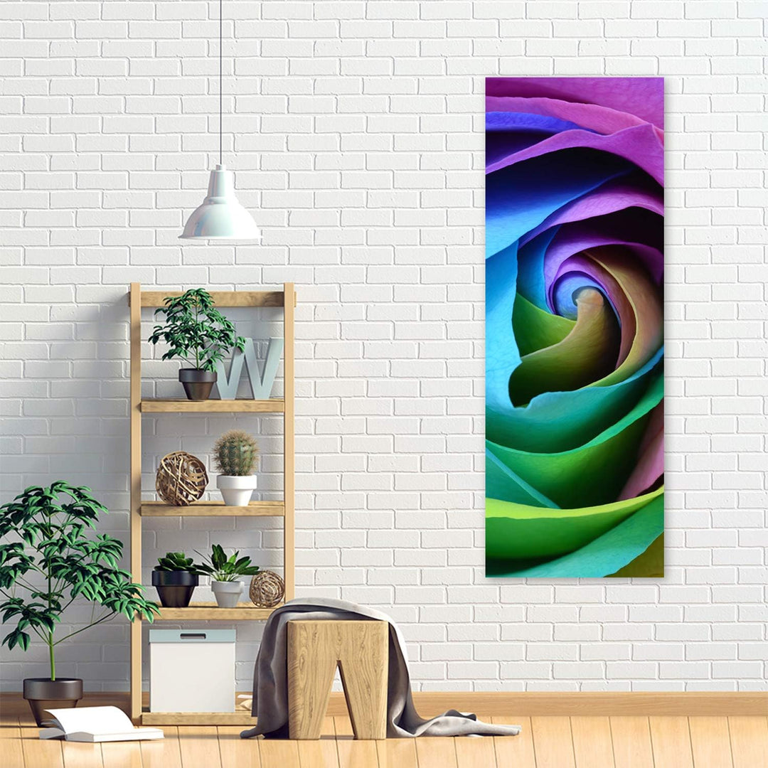 Feeby Bilder abstrakt 30x90 cm 1 Teilig Wohnzimmer Schlafzimmer Büro Flur Küche Wandbilder Leinwandb