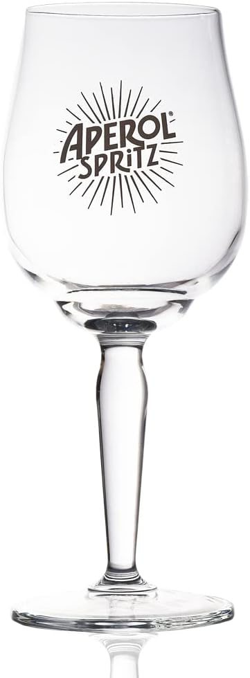 2 Stück Originale Aperol Spritz Gläser 1919 Cocktailglas Cocktailgläser Set - transparent