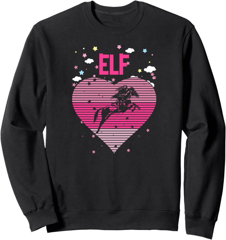 Elf 11. Geburtstag reiten Hannoveraner Horse Mädchen Reiter Sweatshirt