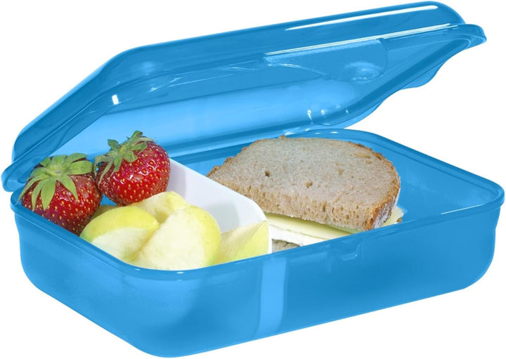 Step by Step Lunchbox "Mermaid Lola", Blau, mit Trennwand und Klickverschluss, spülmaschinenfest, BP
