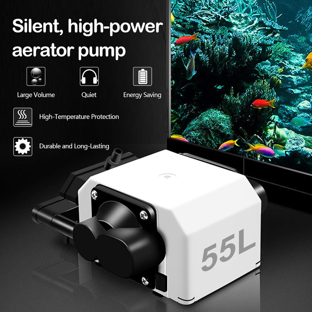Air Assist, Pumpe für Laserschneider und Gravierer Einstellbarer Luftstrom 55L/Min Air Assist Laser
