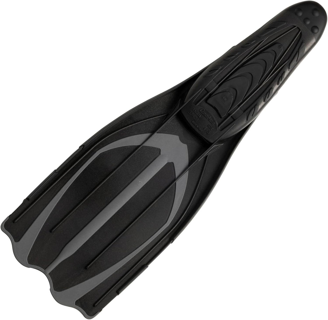 Cressi Pluma / Pluma Bag - Premium Flossen Set Schwarz/Silber 45/46 Single, Schwarz/Silber 45/46 Sin