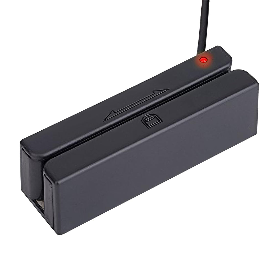 USB-Kartenleser mit Magnetstreifen, 3 Spuren, POS Kreditkartenleser, Swiper MagStripe Swipe