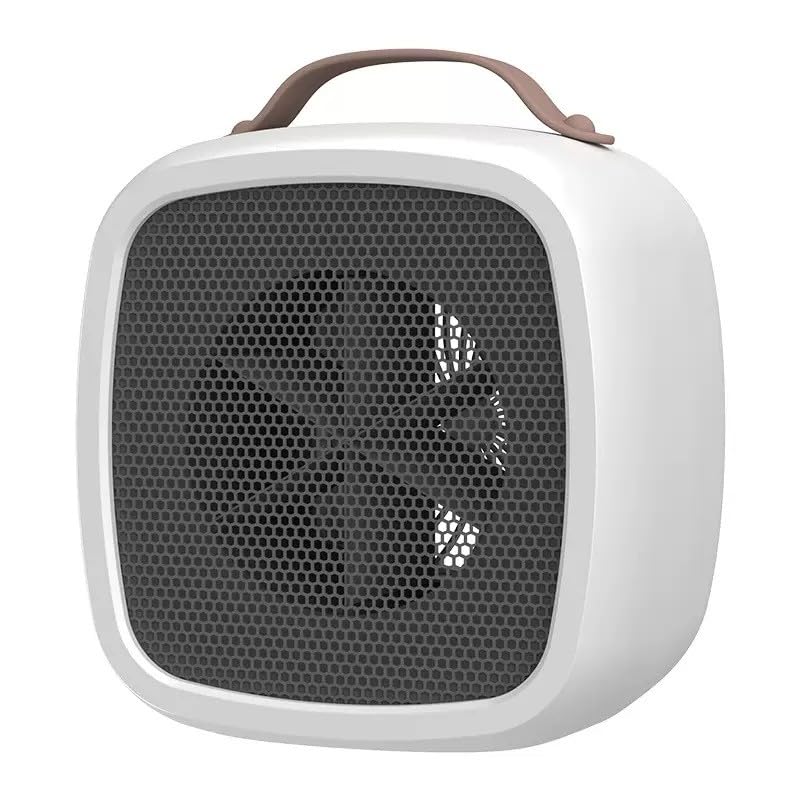 Wonderlamp - Tropico tragbarer Heizlüfter, 500 W, schnelle Erwärmung in 3 Sekunden, mit Tragegriff u