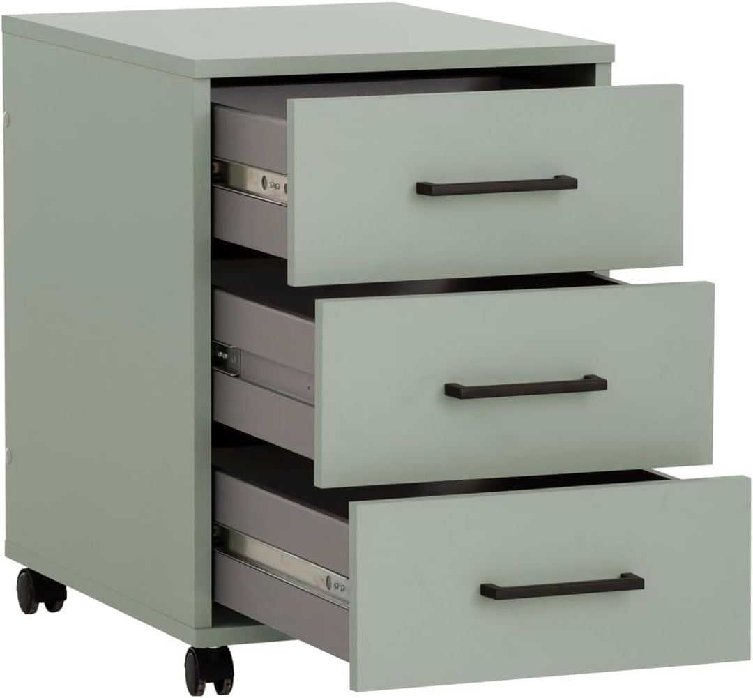 Schildmeyer Rollcontainer Ruby 158171, Pistazie, 40 x 50 x 57 cm, Pistazie