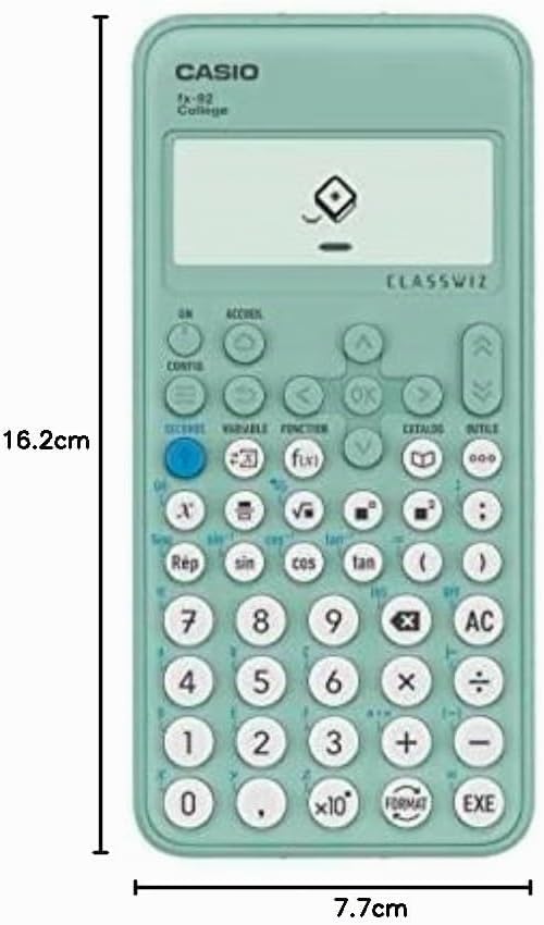 Casio Schulrechner FX-92 College Classwiz Engineering/Wissenschaftler Grün