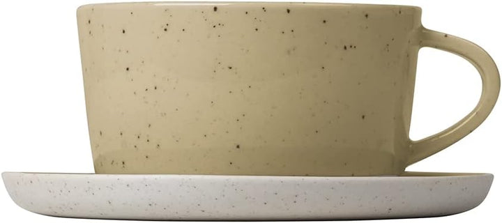 Blomus Teetassen 2er-Set Sablo, Teebecher, Steingut, Savannah, 250 ml, 64379, Savannah