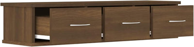 Gecheer Wand Schubladenregal mit Schubladen Wandregal Wandschrank Hängeschrank Wandgarderobe Hängere