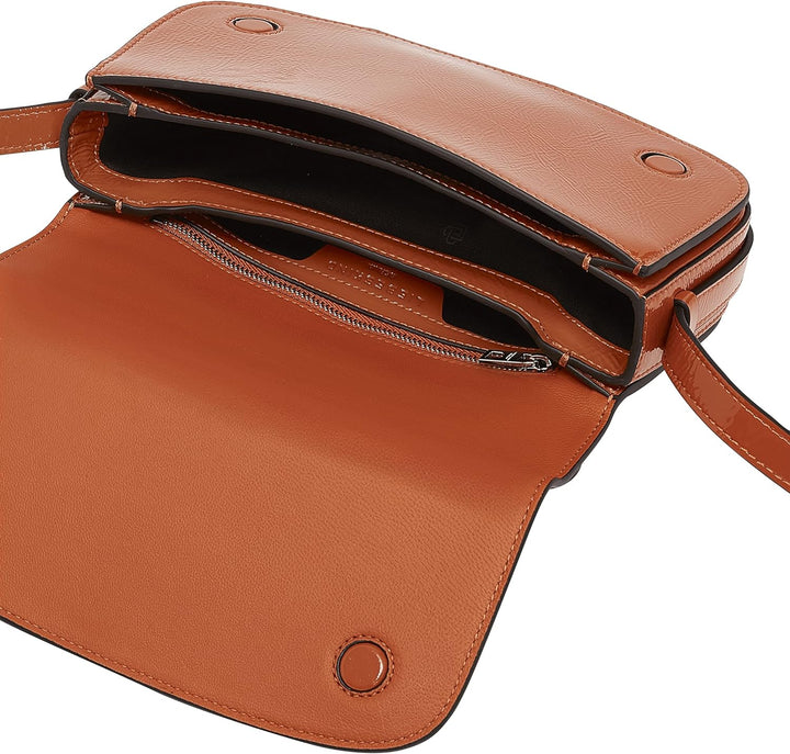 Liebeskind Damen Sadie Naplack Crossbody S Dark Mandarine, Dark Mandarine