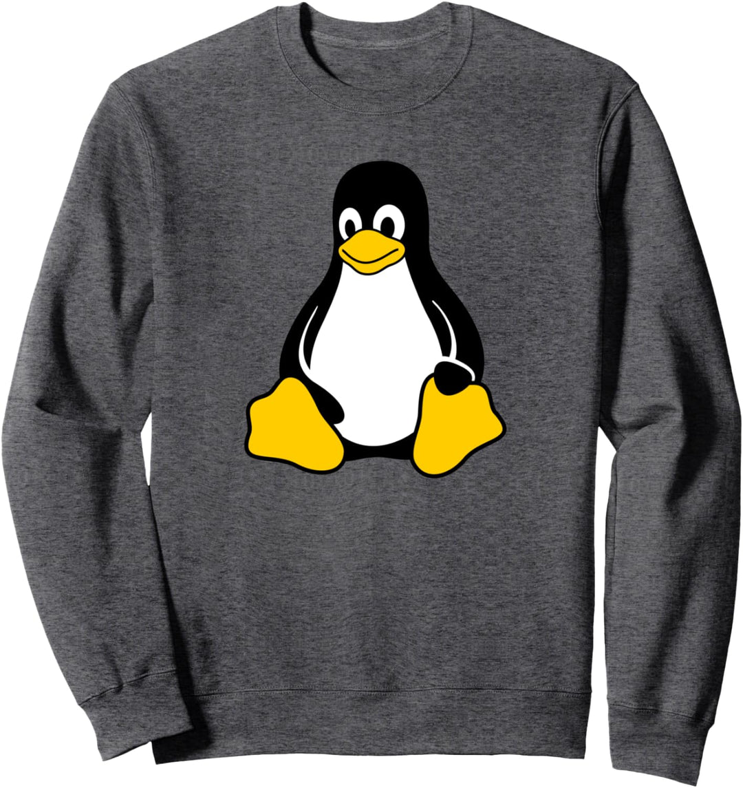 Linux Tux Penguin Mascot Open Source Nerd Geek Sweatshirt