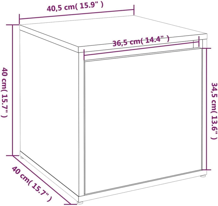 vidaXL Schubladenbox, Box mit viel Stauraum, Werkzeugkasten für Wohnzimmer, Aufbewahrungsbox Werkzeu