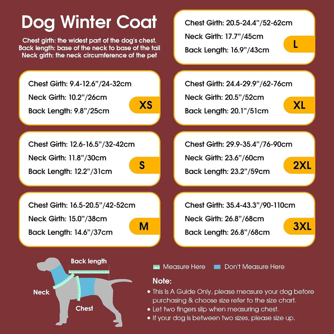 ASENKU Hundemantel Winter - Wasserdicht &amp; Fleecegefüttert für kleine Hunde S Rot, S Rot