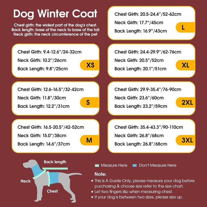ASENKU Hundemantel Winter - Wasserdicht &amp; Fleecegefüttert für kleine Hunde S Rot, S Rot