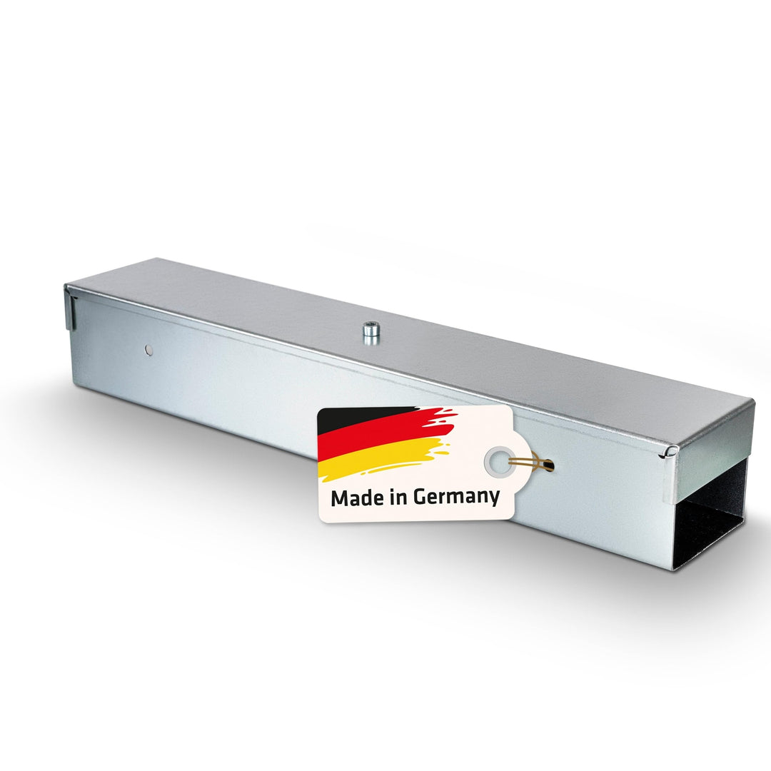GARDIGO® Rattenköderbox aus Metall | Köderbox für Rattenköder Rattengift | Hergestellt in sozialer E