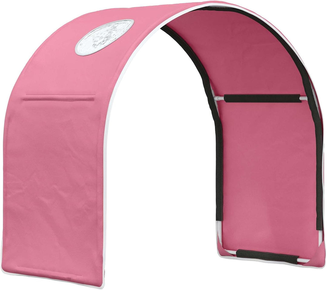 Bettunnel 2 Stück Rosa aus Polyester für Schlafzimmer, 211 x 52,5 x 2 cm, passend als Bettzubehör fü
