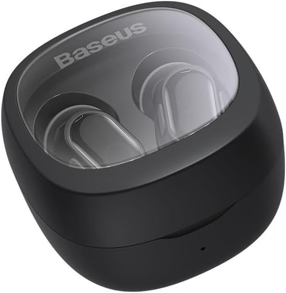 Bezdrátová sluchátka Baseus Bowie WM02 TWS, Bluetooth 5.0 (černá) OS
