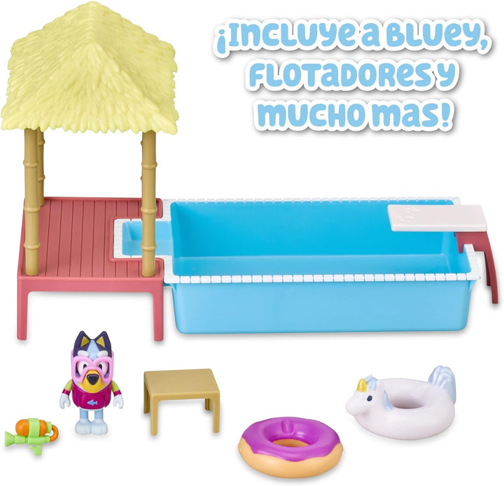 Bluey BLY22000 Playset Pool, bunt, Talla única