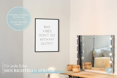 Papierschmiede® Bilder Home XXL Kunstdruck A1 (59,4x84,1 cm) Spruch Poster Zuhause Schrift Bild Wand