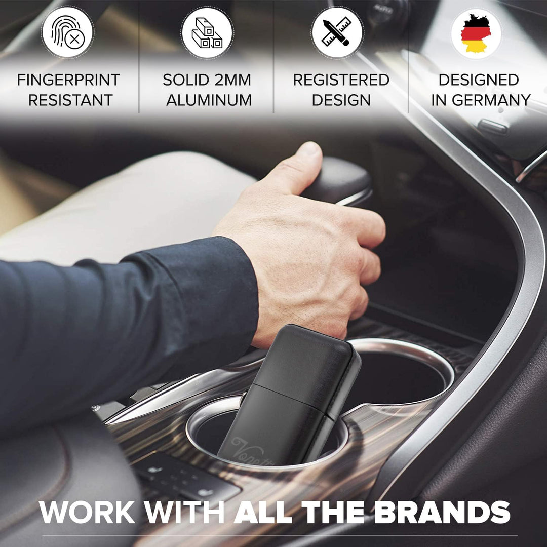 VONETTI Alpha Shield ELEGANTE - Premium RFID Signal Blocker Box - Smart Car Key Faraday Signal Prote